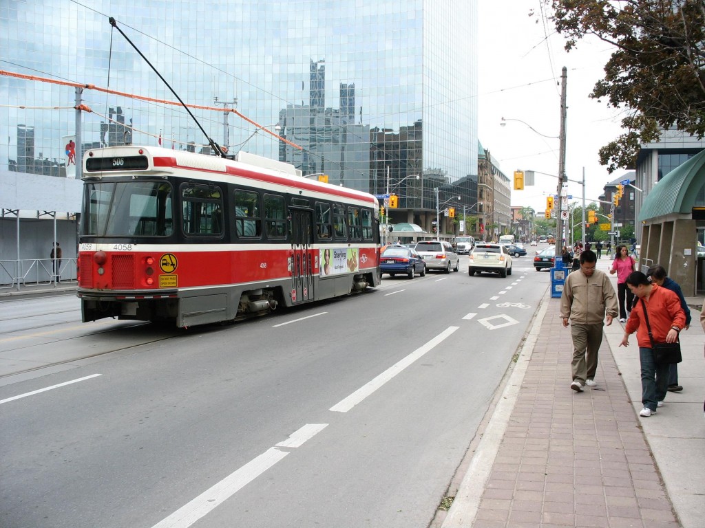 A greener alternative to driving is the using the TTC.
